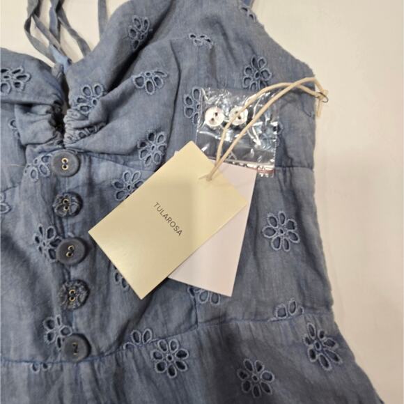 Tularosa Valerie Jumpsuit in Vintage Blue XS - Picture 5 of 11